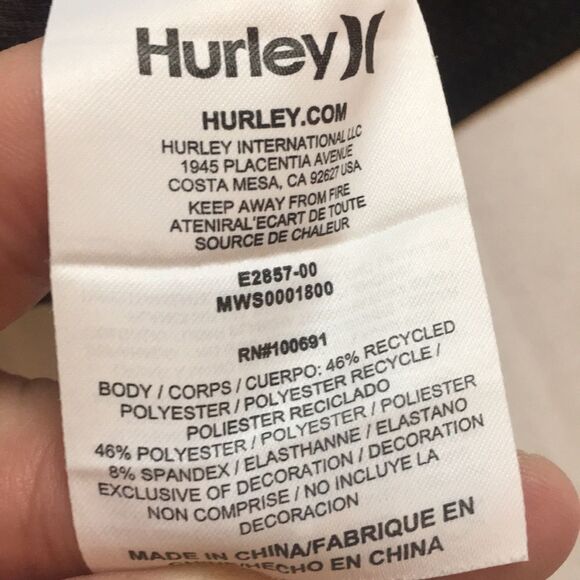 Hurley Phantom Heathered Blue Lightweight Performance Polyester Shorts Sz 38 - Picture 8 of 14